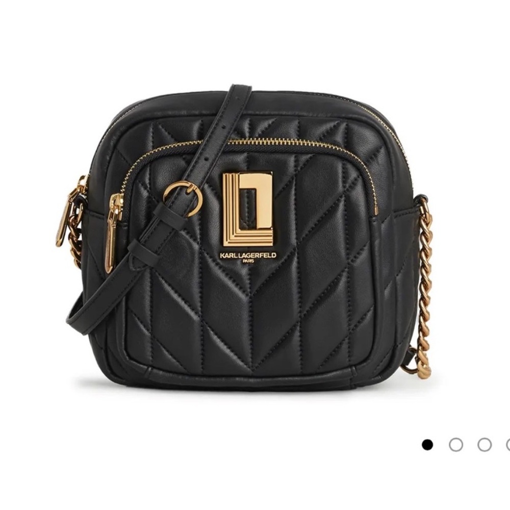 Karl Lagerfeld Paris Lafayette‎ Camera Crossbody Bag Lambskin- OS